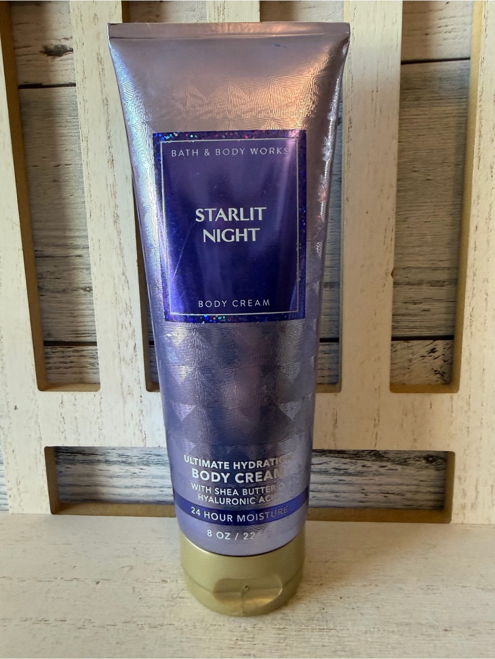 BATH & BODY WORKS Ultimate Hydration Body Cream 24Hour 8oz STARLIT NIGHT Retired